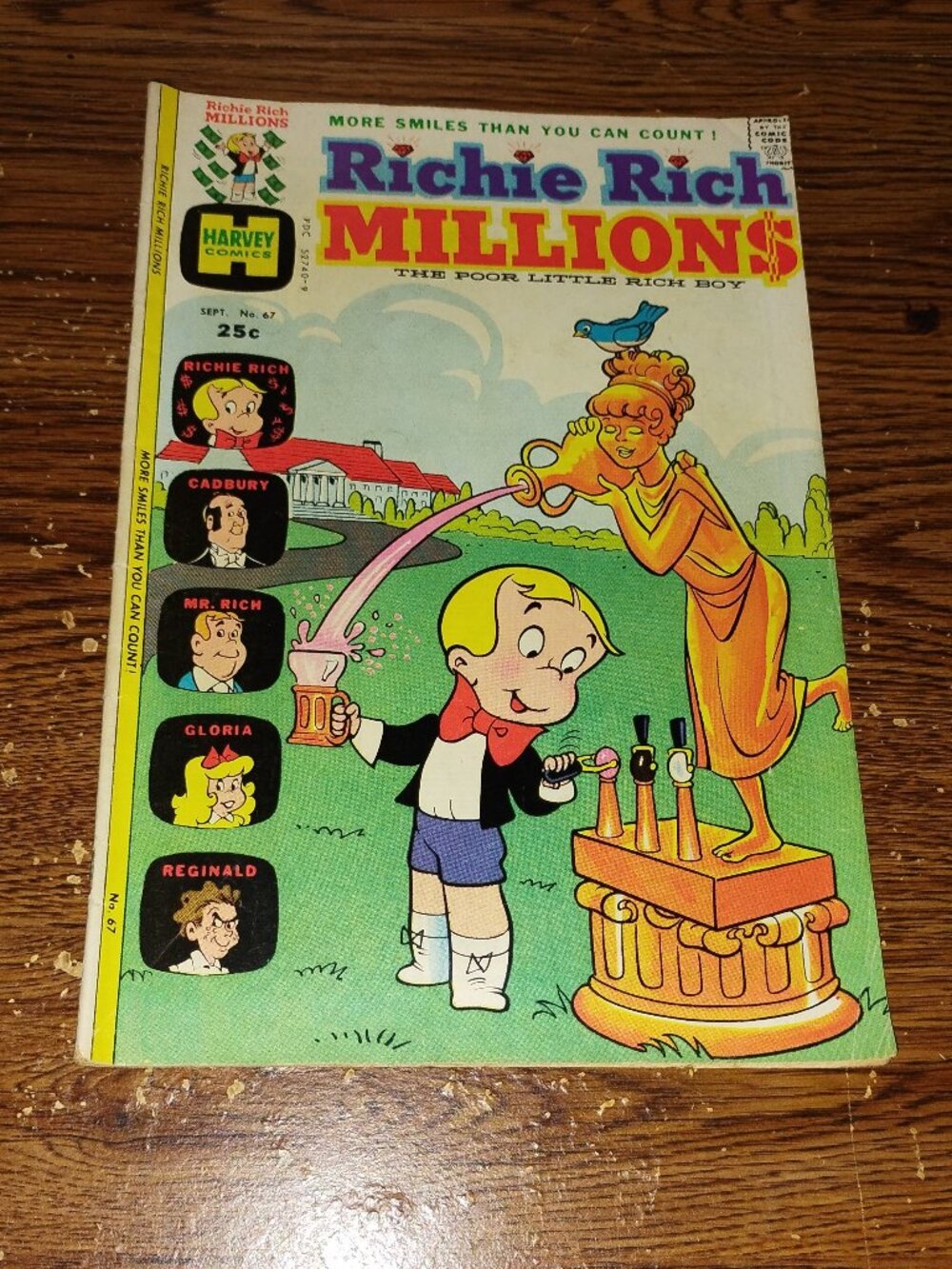 Richie Rich Millions #67  (Harvey Comics, 1974)